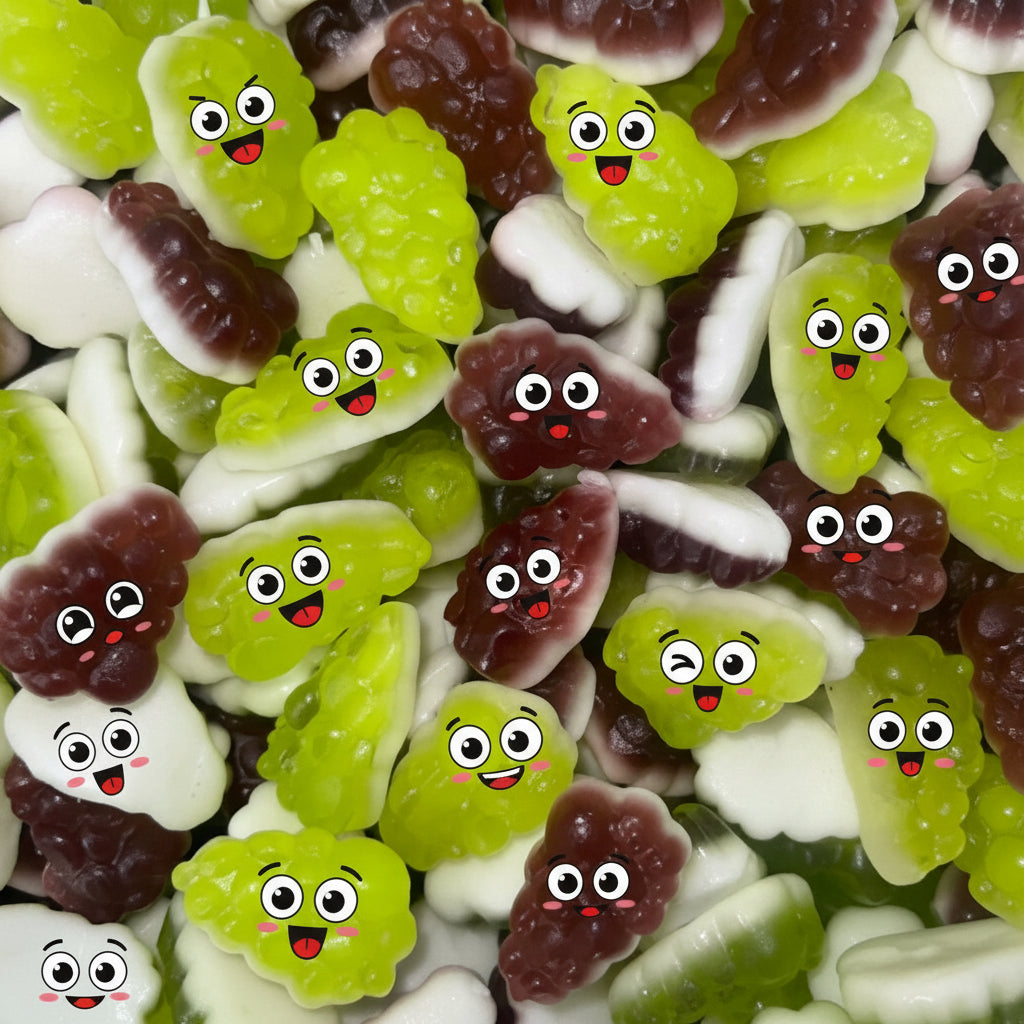 Grüne und rote Trauben BURMAR 10+1 Halal