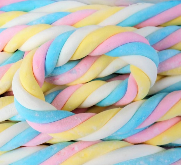 Riesige geflochtene Marshmallow FINI 60 cm 5 kaufen 1 gratis