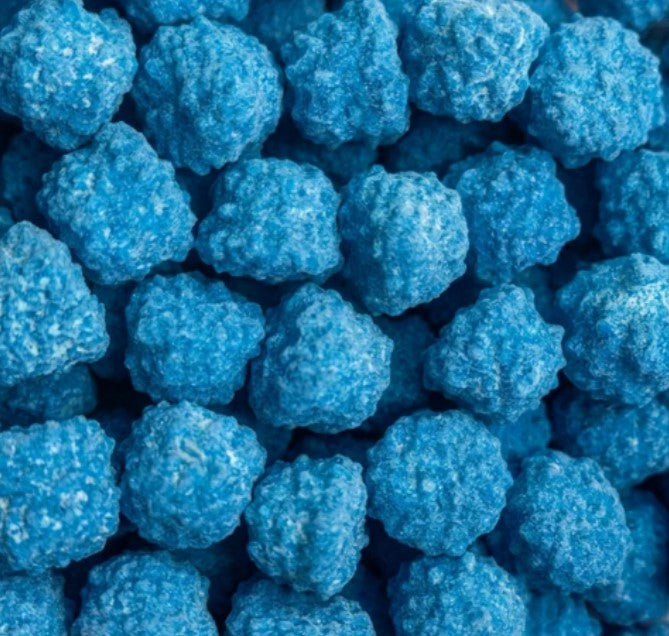 Hitschies Météorites Framboise Tres acide Lot de 18 environ 65gr