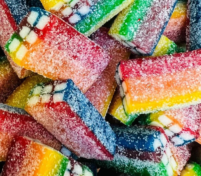 DAMEL Halal saure Regenbogen- oder Erdbeerziegel