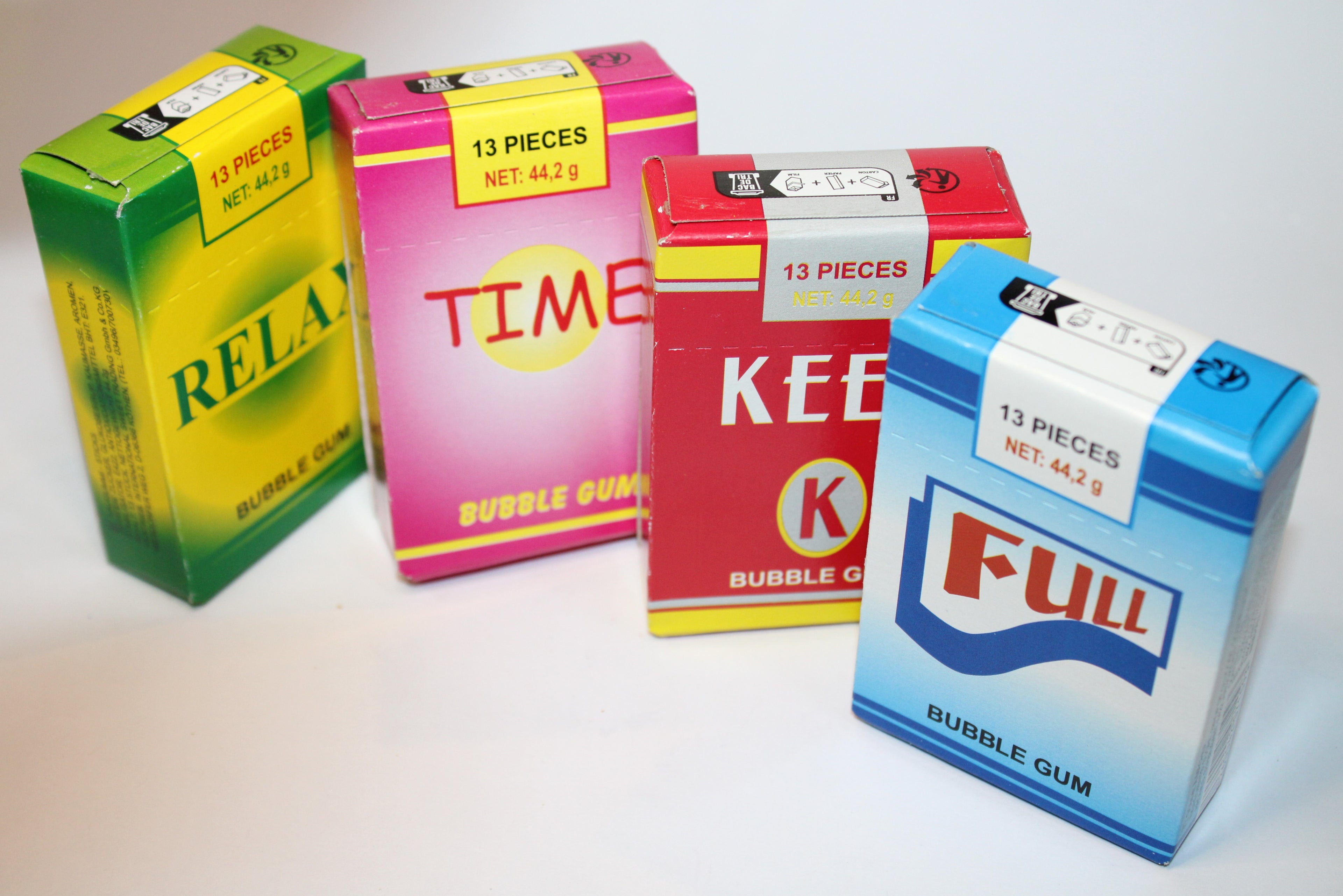 Packet of Halal Chewing Gum Sticks