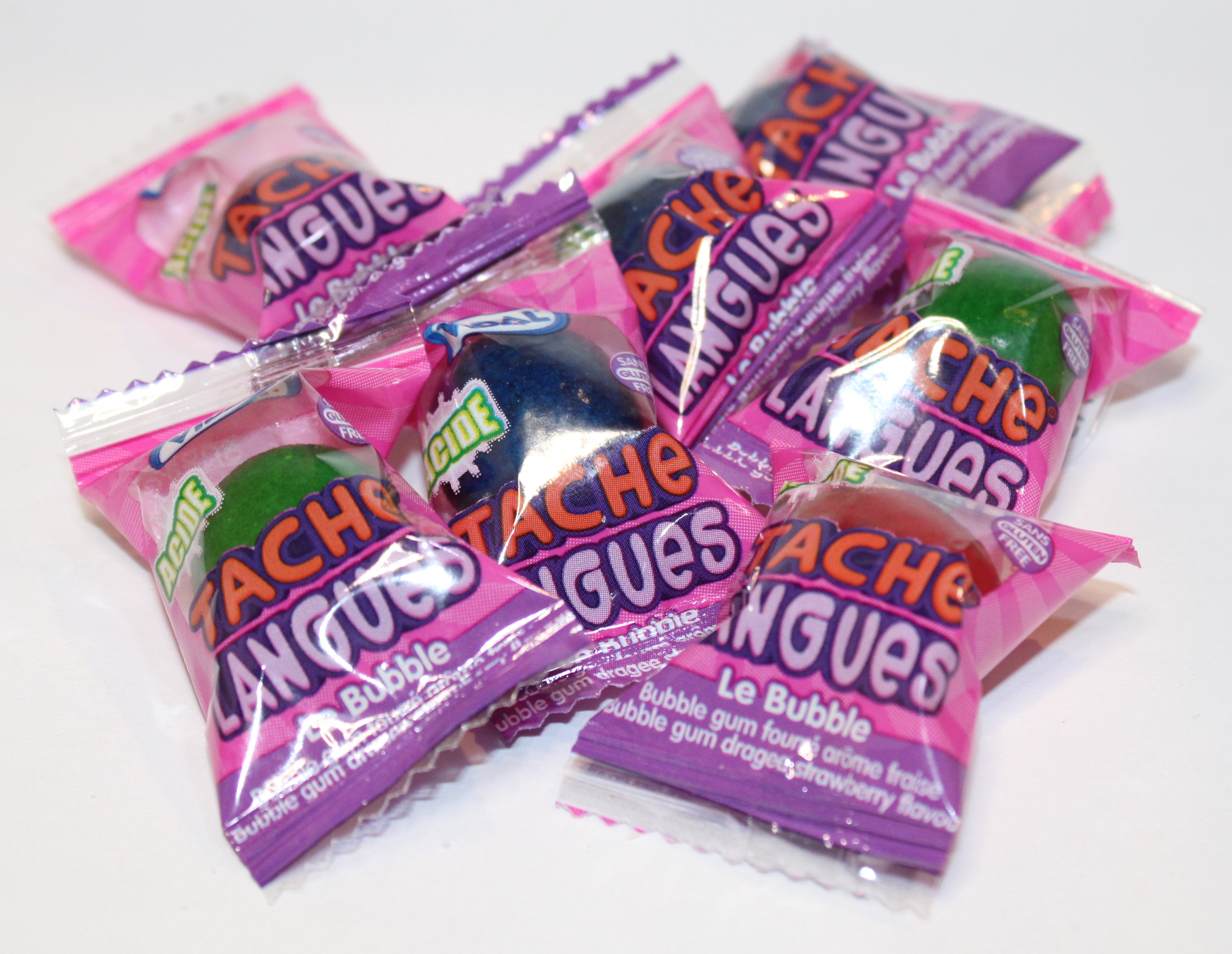 Bubble Gum Tache Langue acide Vidal