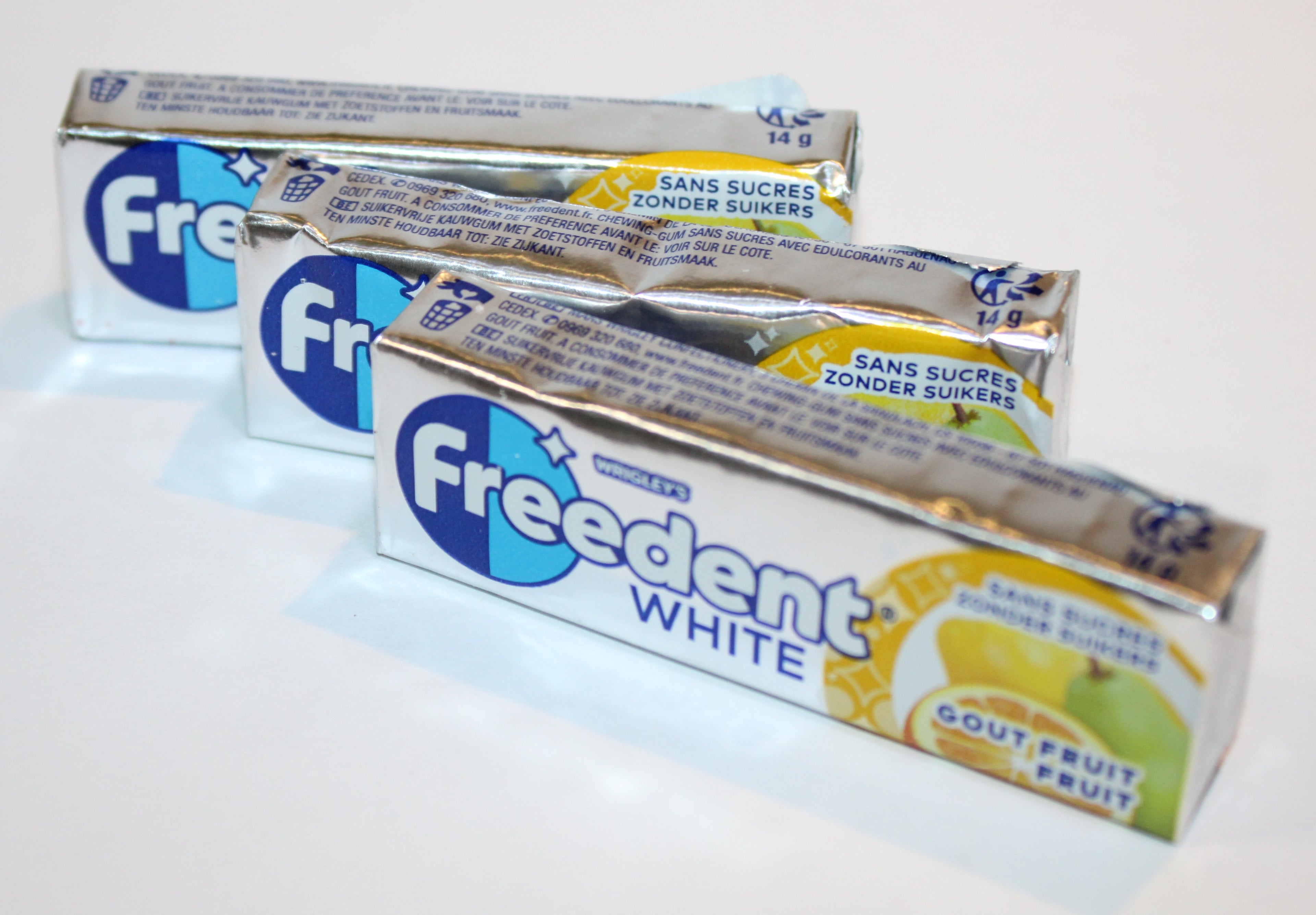 Freedent White Poire/Citron Sans Sucre
