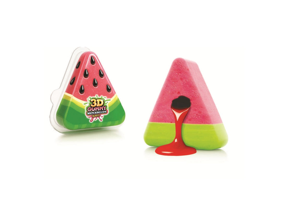 Wassermelonenstück 3D Fließendes Herz Halal