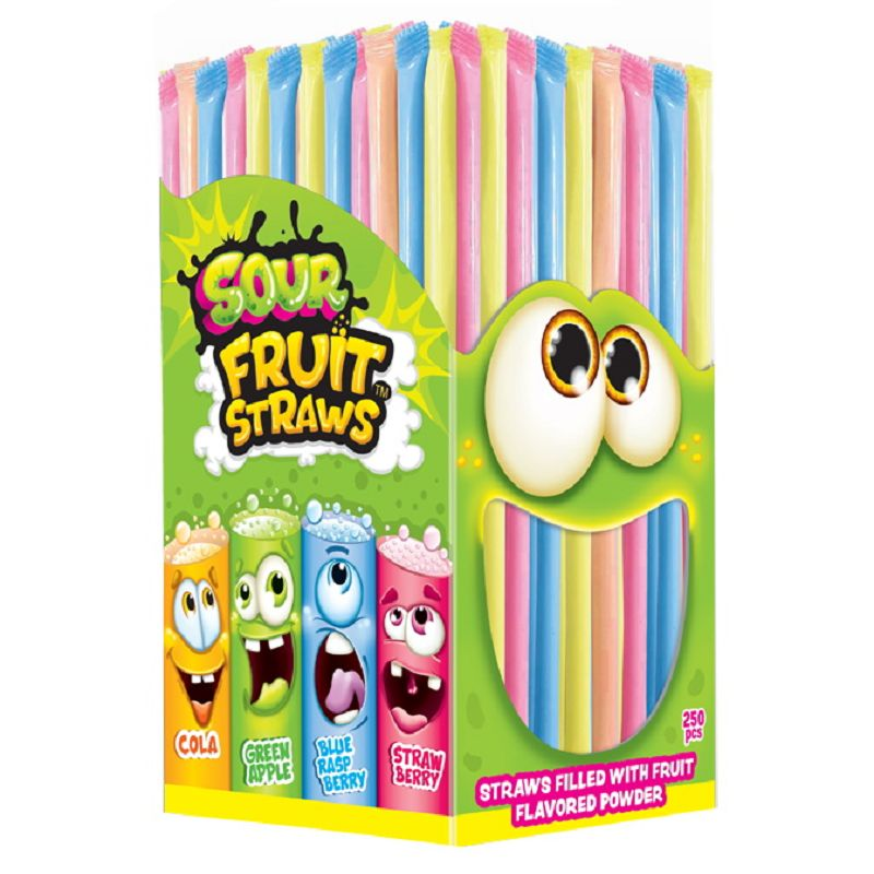 Saure Fruchtstrohhalme Johny Bee Halal 10 kaufen 1 gratis